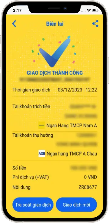 Bước 3: Hóa đơn chi tiêt